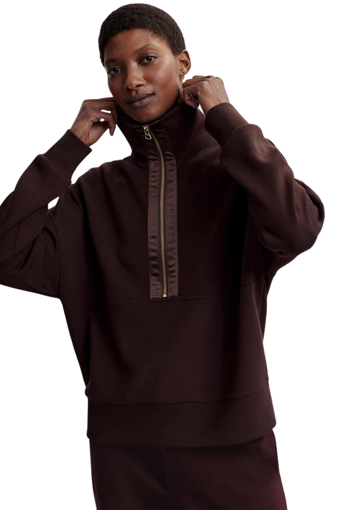 Signature Boxy Zip-Thru Hoodie